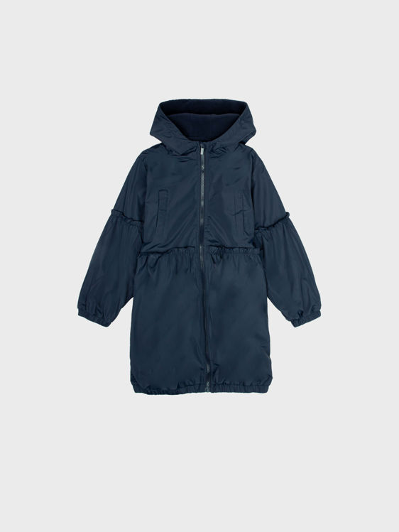 Picture of C3548 GIRLS THERMAL FLEECY JACKET WITH HOODY AND ZIP